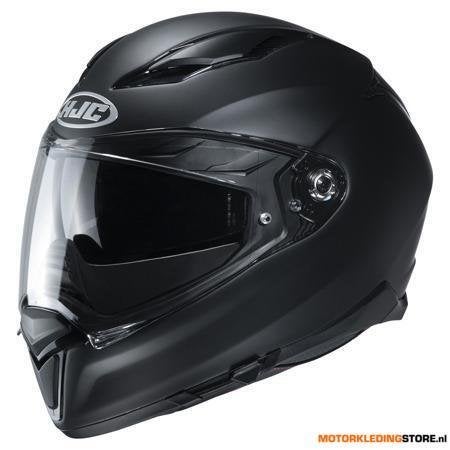 HJC F70 Solid integraalhelm, Zwart, Motoren, Ophalen of Verzenden, Nieuw met kaartje