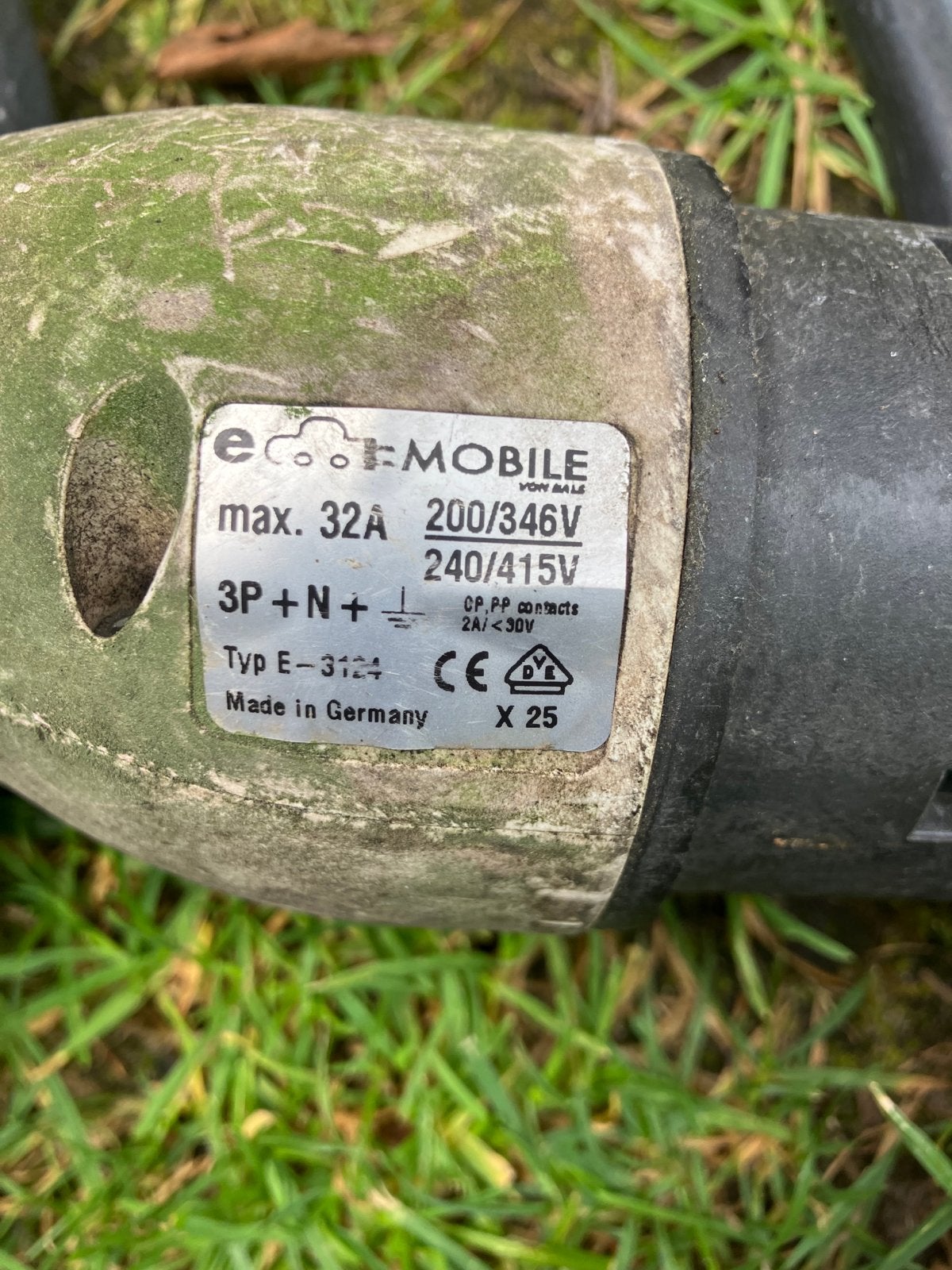 Eco-Mobile Laadkabel 32A 200/346V - Made in Germany, Ophalen of Verzenden, Gebruikt, Laadkabel