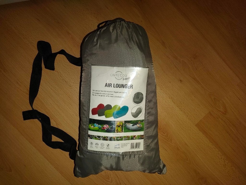 NIEUW: Air Lounger in handige draagzak, Ophalen of Verzenden, Nieuw, 1-persoons