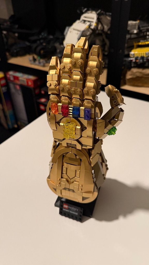 Lego 76191 Infinity gauntlet Marvel ZGAN, Marvel, Lego, Ophalen of Verzenden, Zo goed als nieuw