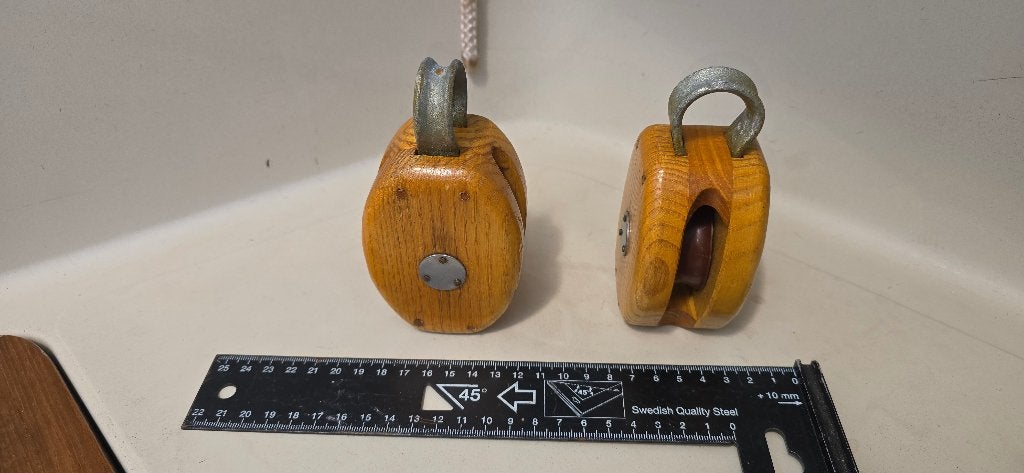 Katrol - blok, Watersport en Boten, Ophalen, Zo goed als nieuw, Toebehoren, Minder dan 15 m²