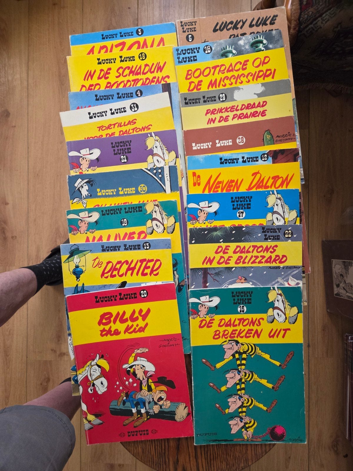 lucky luke dupuis reeks 30 albums, Complete serie of reeks, Verzenden, Zo goed als nieuw