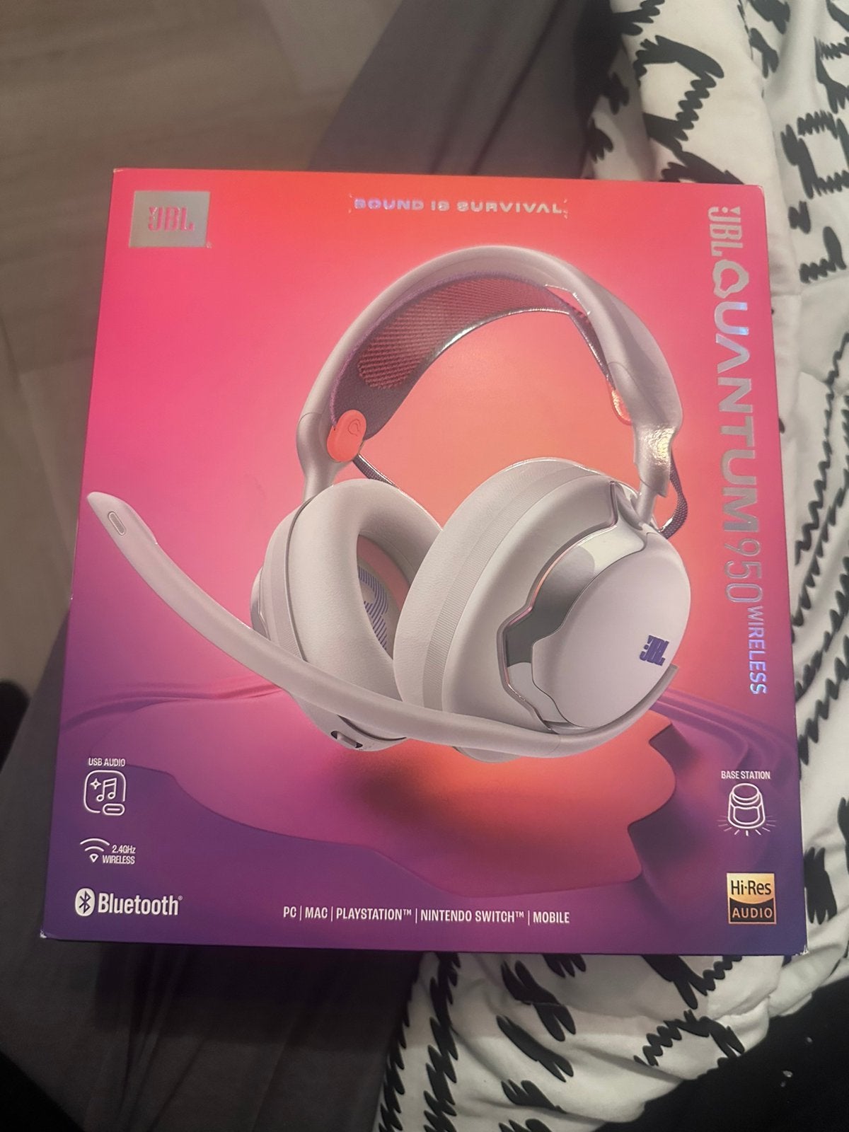 JBL quantum 950 wireless Gloednieuw!, Computers en Software, Headsets, Ophalen of Verzenden, Zo goed als nieuw