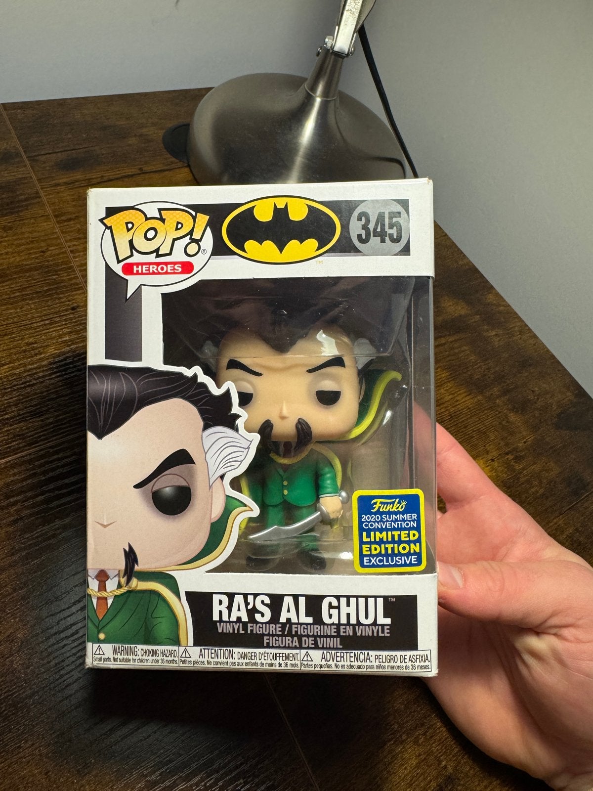 Funko Pop Batman Ra's al Ghul #345 2020 Summer Convention, Ophalen of Verzenden, Zo goed als nieuw
