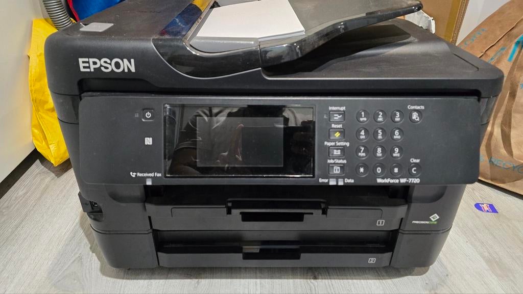 Epson WorkForce WF-7720 All-in-One Printer, All-in-one, Draadloos, Ophalen of Verzenden, Zo goed als nieuw