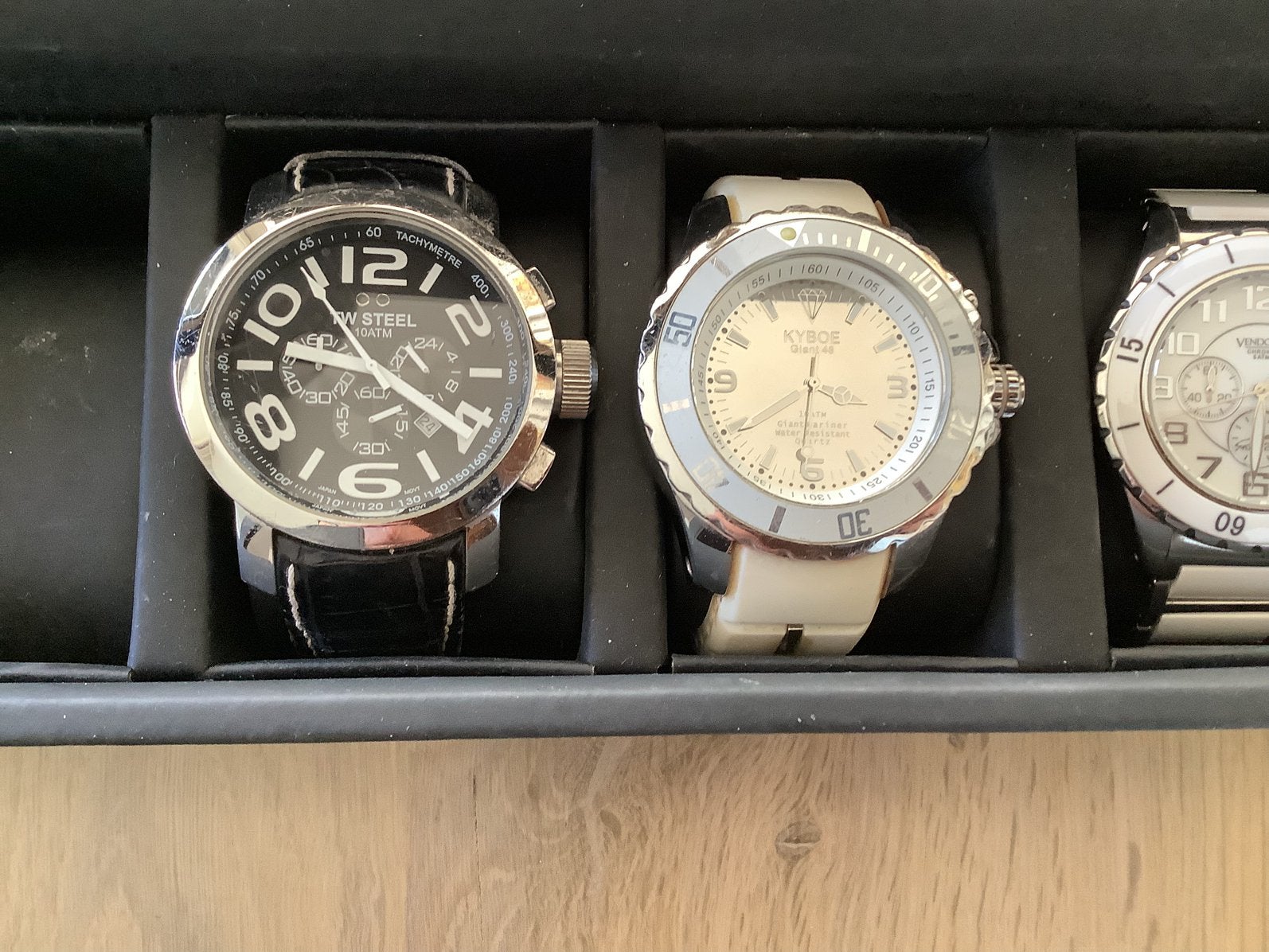 Diverse polshorloges - TW Steel, , Kyboe, Technomarine, Ophalen of Verzenden, Gebruikt, Polshorloge, Overige merken