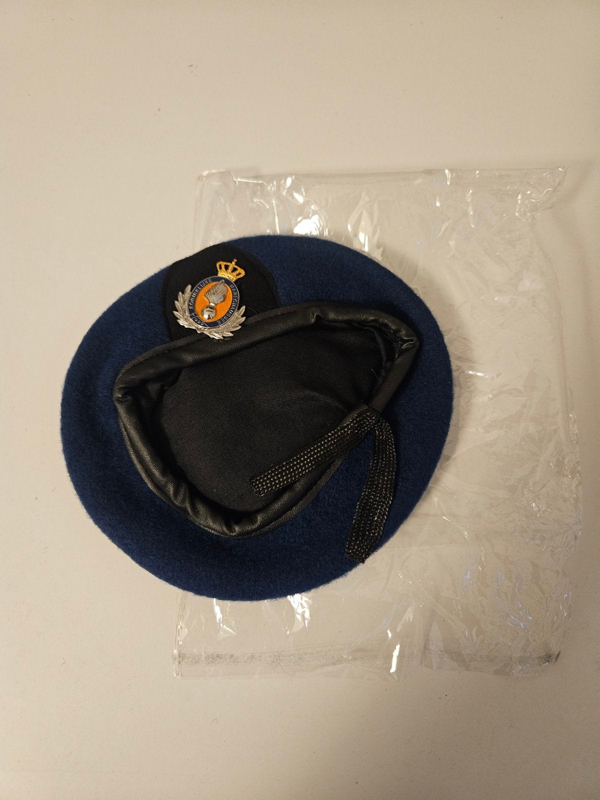 Mini baret KMar Marechaussee, Verzenden, Marechaussee, Nederland, Embleem of Badge