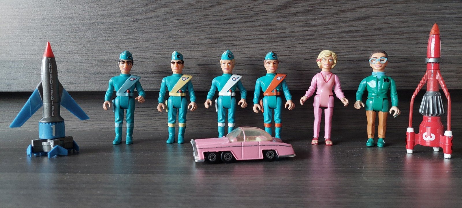 Thunderbirds poppetjes plus voertuigen, Verzamelen, Ophalen of Verzenden, Zo goed als nieuw