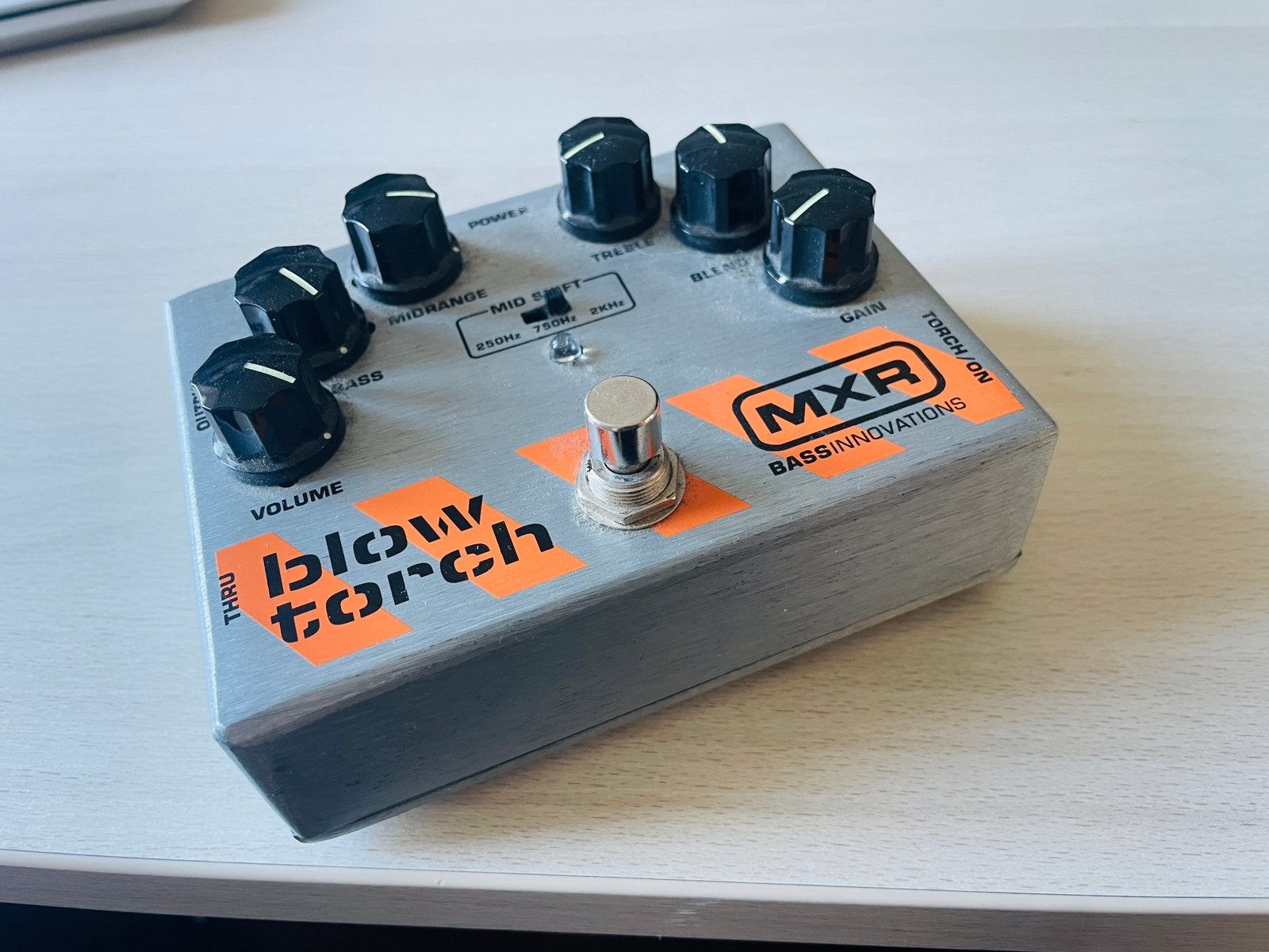 Blow torch mxr pedaal, Ophalen of Verzenden, Gebruikt, Distortion, Overdrive of Fuzz