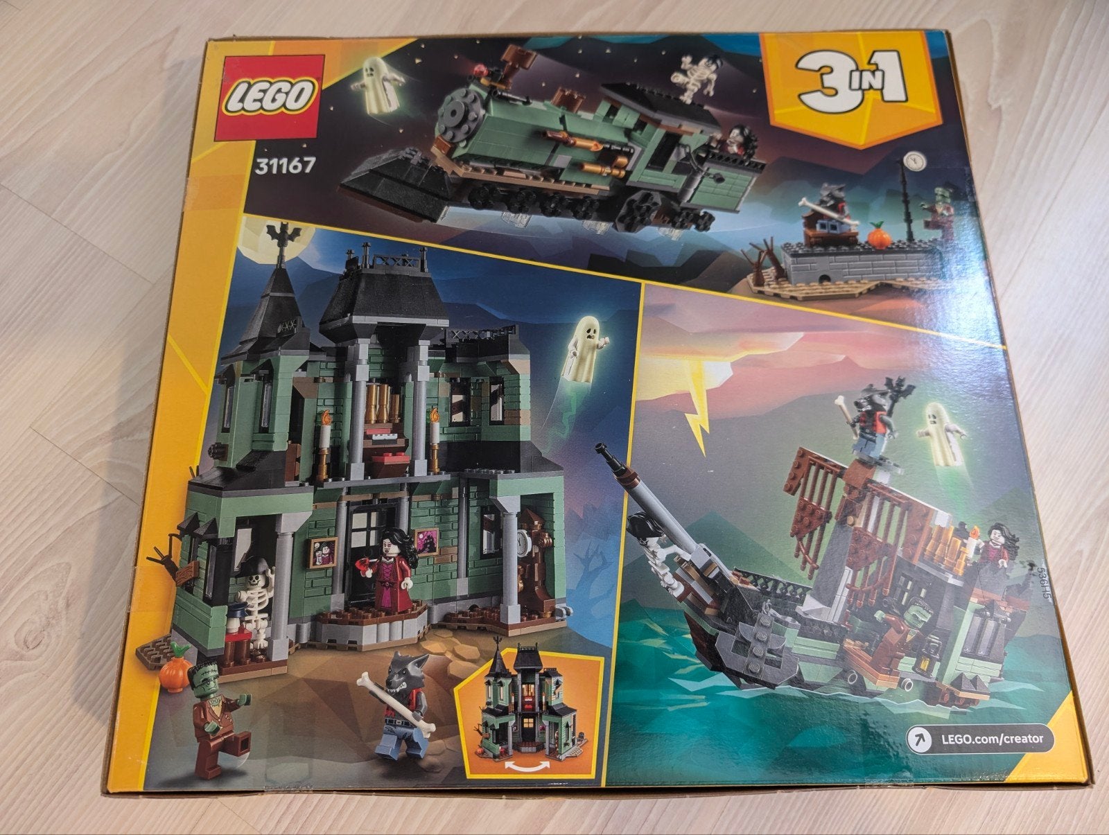 Lego Creator 3in1 Haunted Mansion 31167, Kinderen en Baby's, Speelgoed | Duplo en Lego, Lego, Nieuw, Ophalen of Verzenden, Compleet