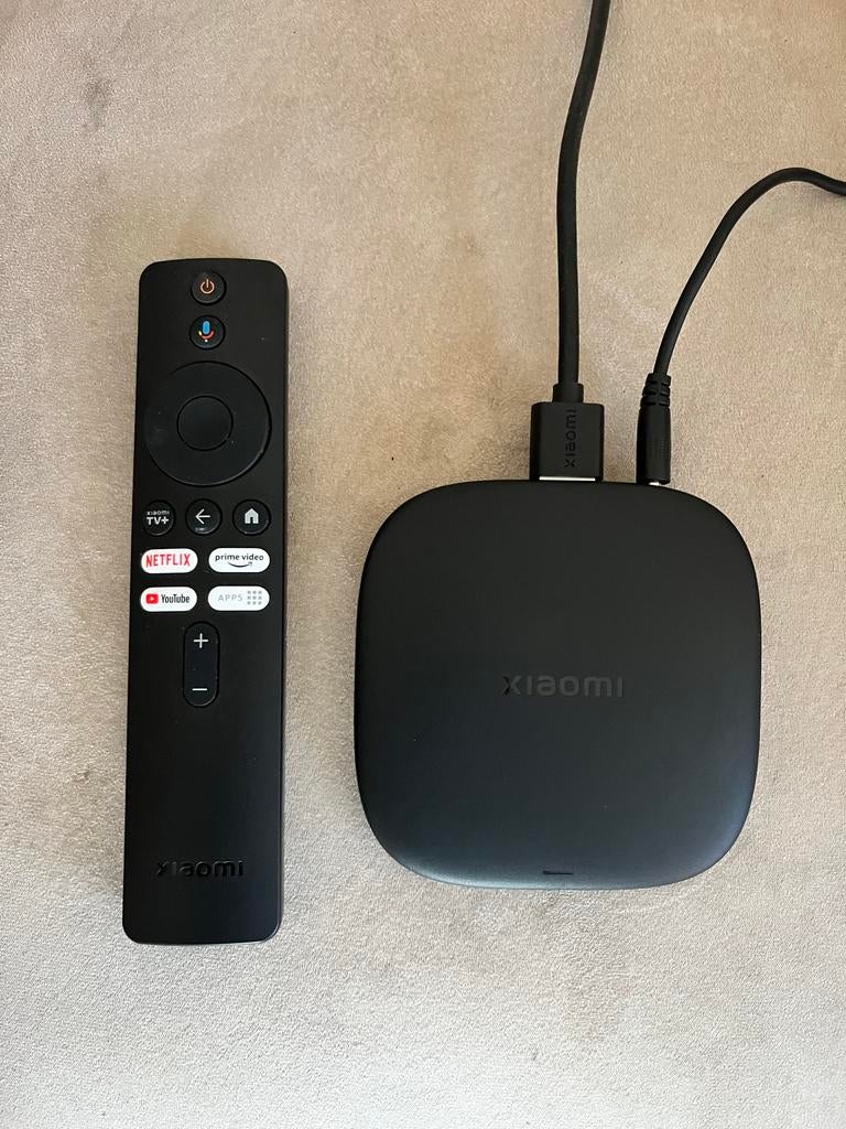 Xiaomi TV Box S 4K Android TV met afstandsbediening, Ophalen, Zo goed als nieuw, HDMI, Zonder harde schijf