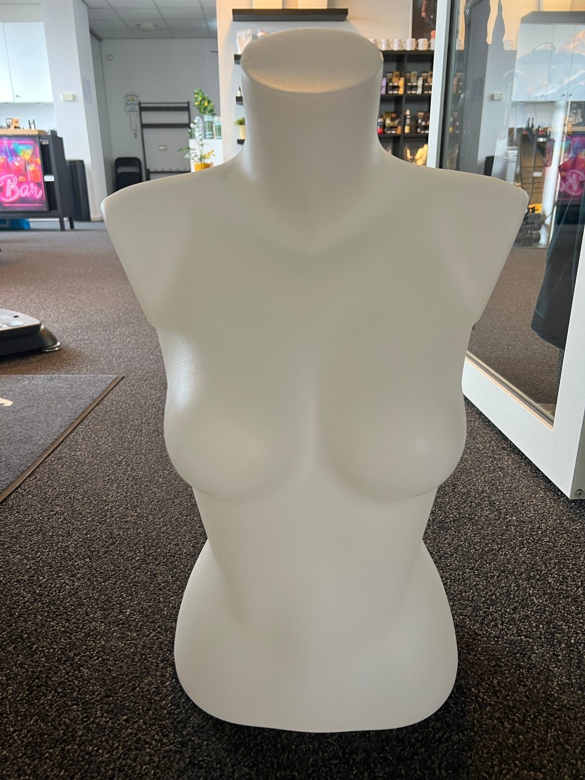 Witte vrouwelijke torso paspop, Ophalen of Verzenden