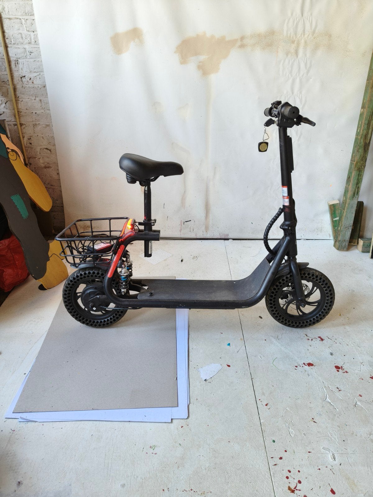MP Man elektrische step met zitje en nieuwe accu, Ophalen, Zo goed als nieuw, Elektrische step (E-scooter)