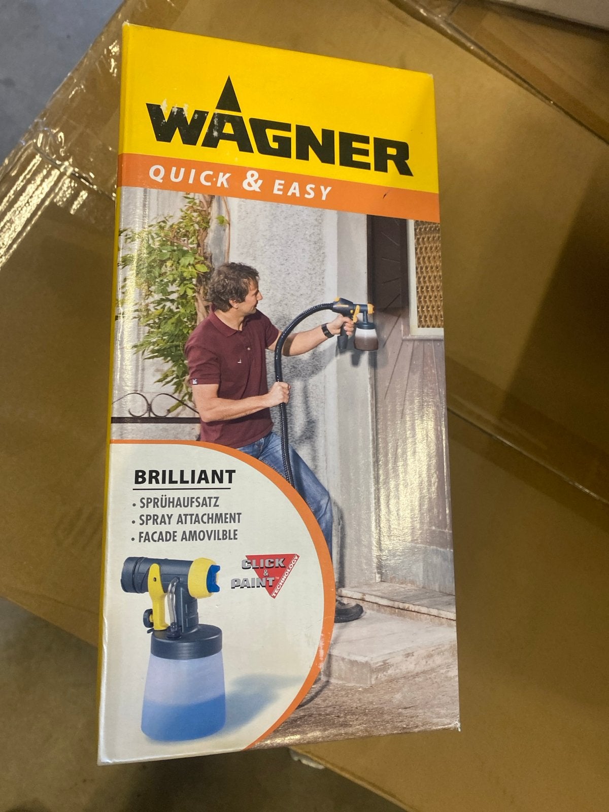 Wagner Brilliant Verfspuit - Nieuw in doos, Onbekend, Nieuw, Ophalen of Verzenden, Onbekend