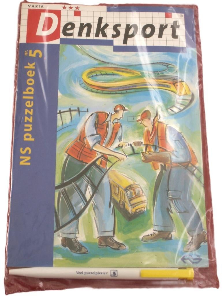 NS denksport puzzelboek nr 5, Ophalen of Verzenden, Minder dan 500 stukjes, Nieuw
