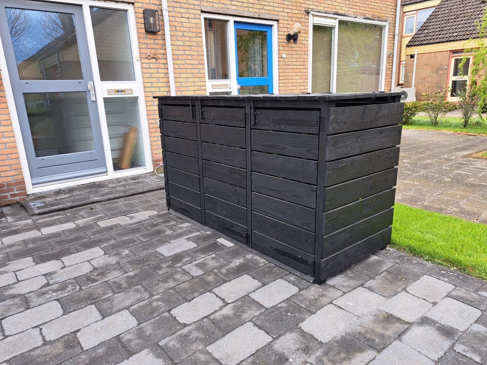 Douglas kliko ombouw - Zwart/Naturel €489,- of €449,-, Edyweg 6, Ophalen of Verzenden, Info@stichtinghetwerkt.nl, Containerberging