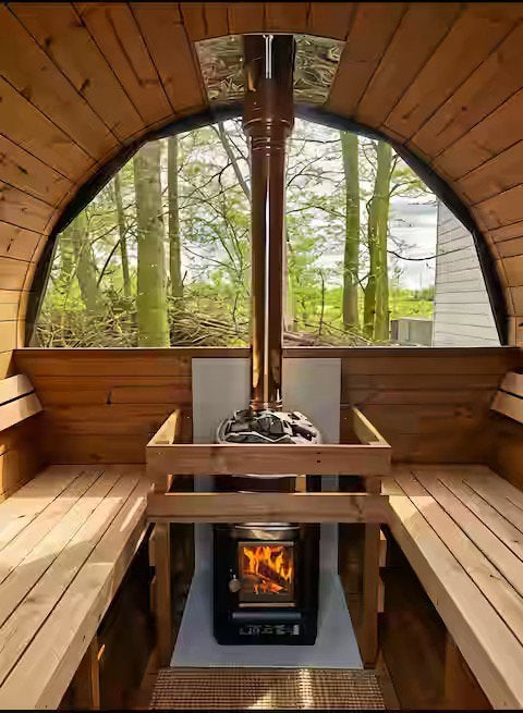 Prive Sauna Huis in de Natuur te Huur!!