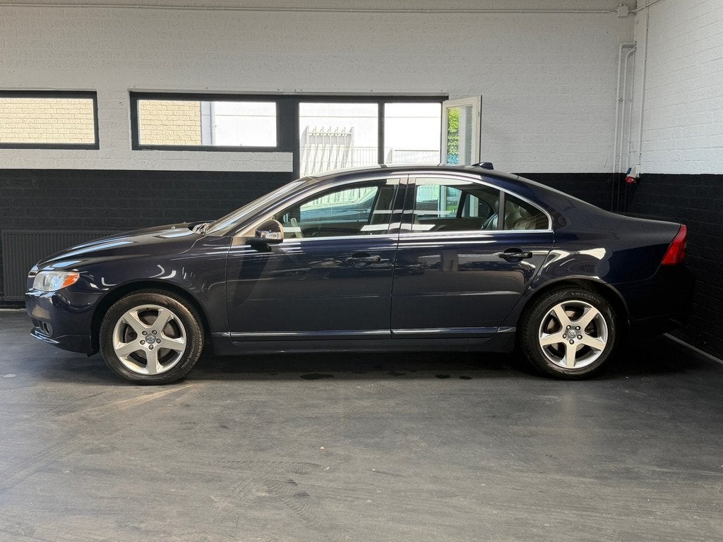 Volvo S80 2.5 T Summum | Leder | Memory | Stoelverwarming |, Beige, Blauw, 2521 cc, Bedrijf