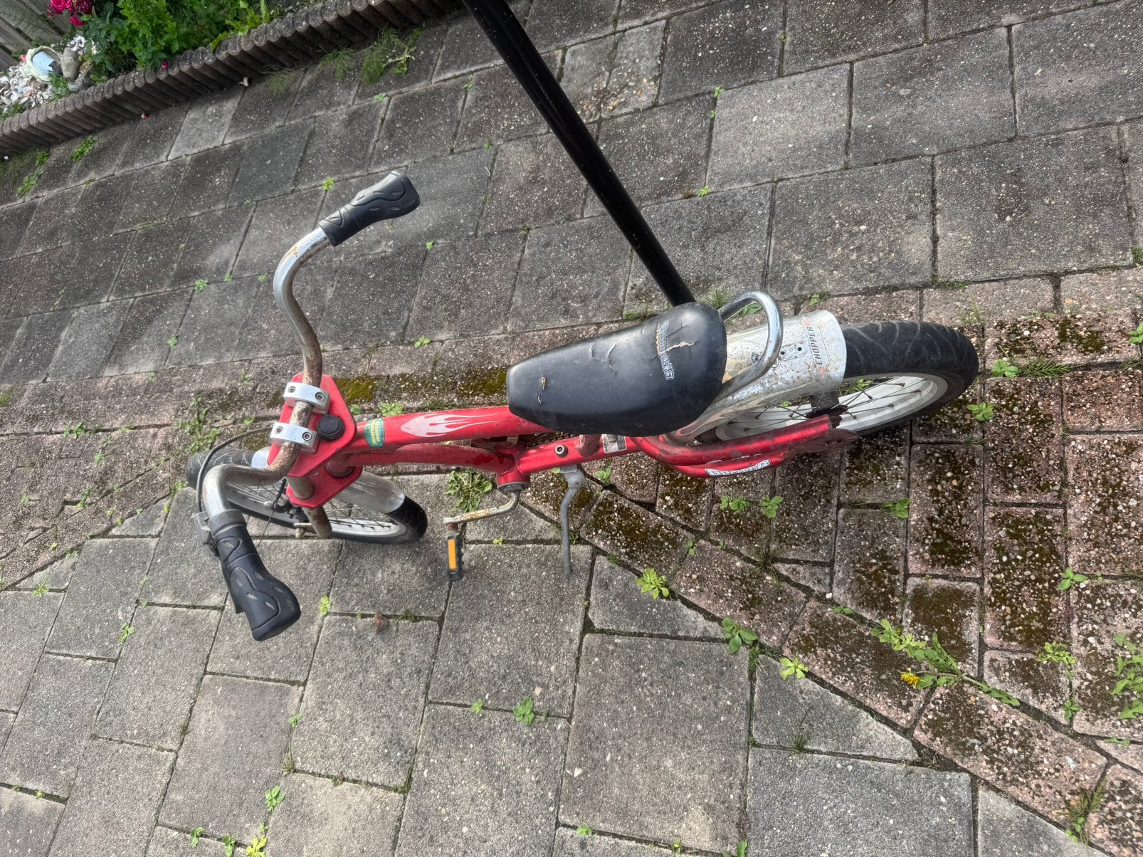 Fiets voor en kind, Ophalen, Gebruikt