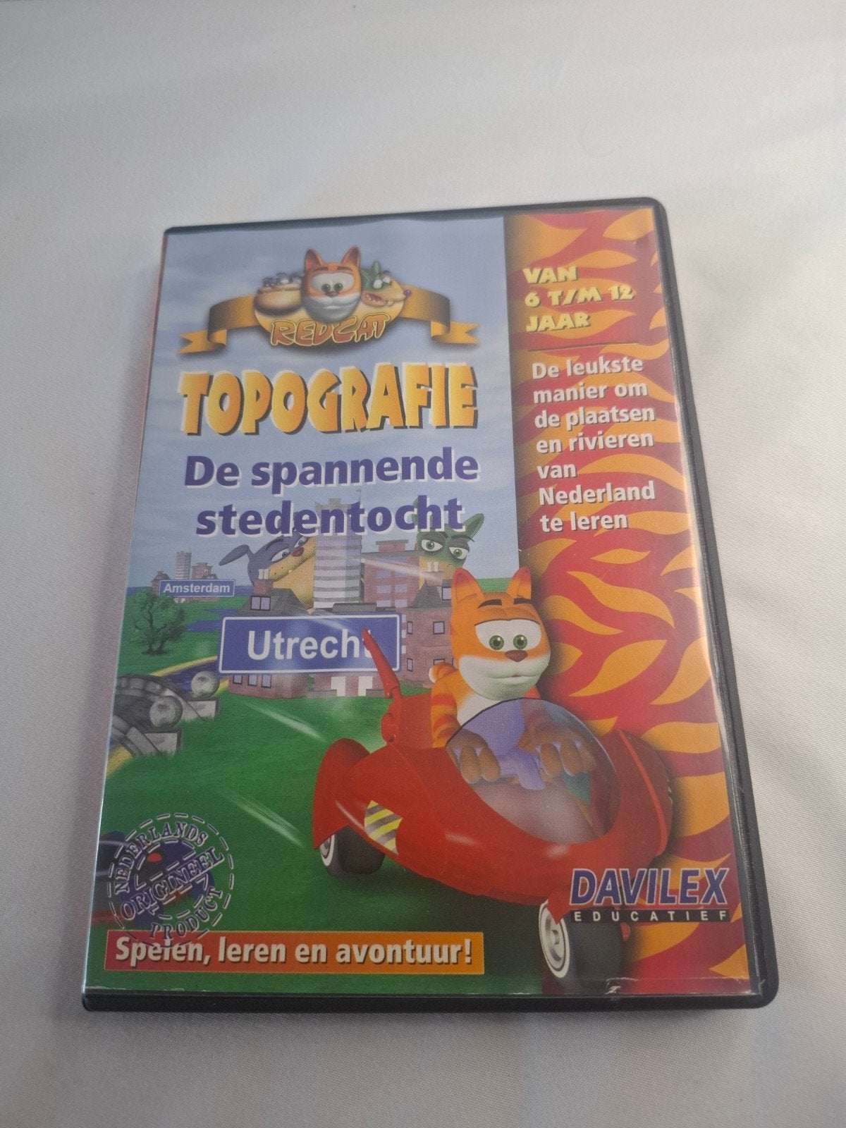 Redcat Topografie: De spannende stedentocht (PC CD-ROM), Ophalen of Verzenden, Gebruikt, Overige typen, Windows