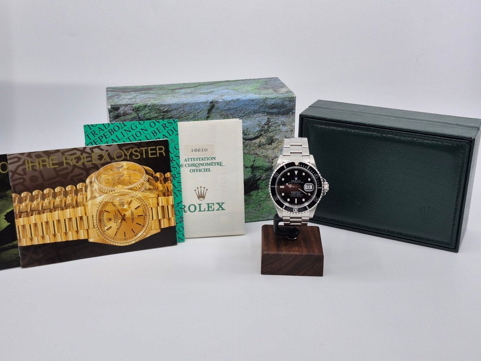 Rolex Submariner 16610 | Full set, Ophalen of Verzenden, Staal, Rolex