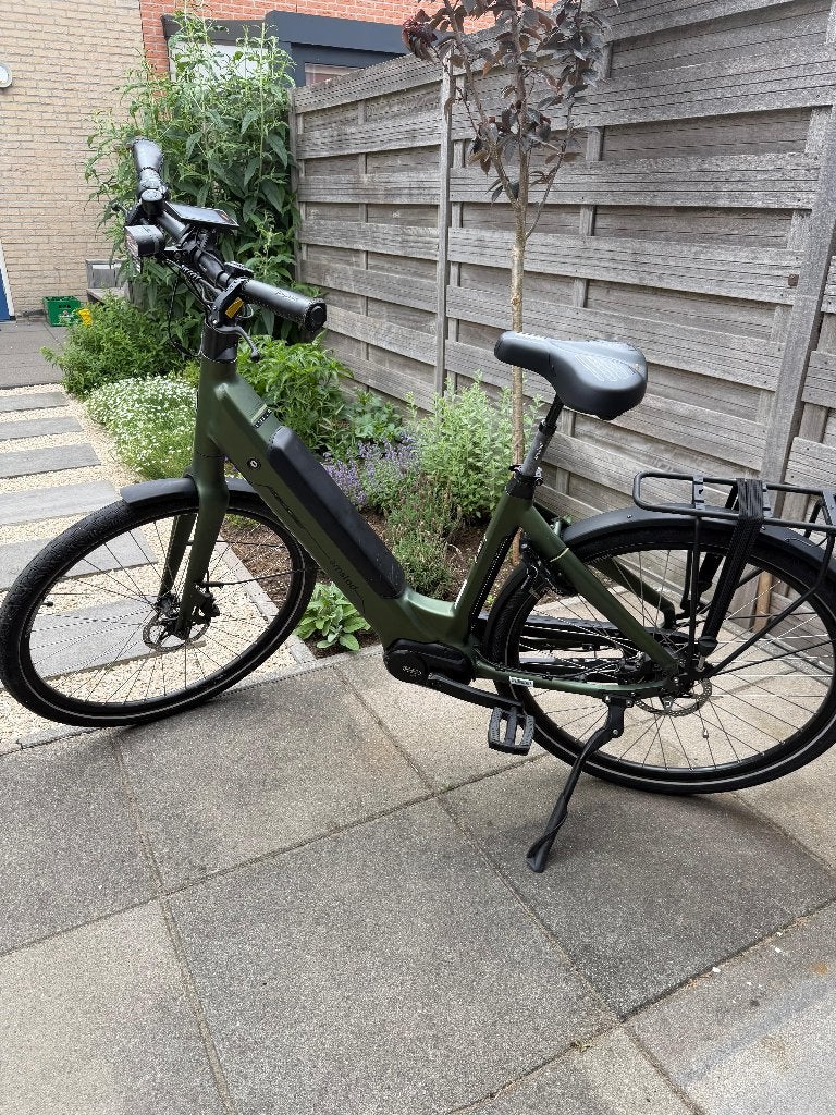 Elektrische Fiets Amslod Eton, Zo goed als nieuw, 51 tot 55 cm, 50 km per accu of meer, Ophalen