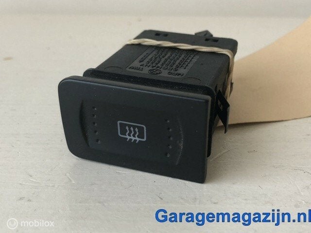 Achterruitverwarmingsschakelaar 6N0959621B Golf IV / Bora, Auto-onderdelen, Gebruikt, Ophalen of Verzenden