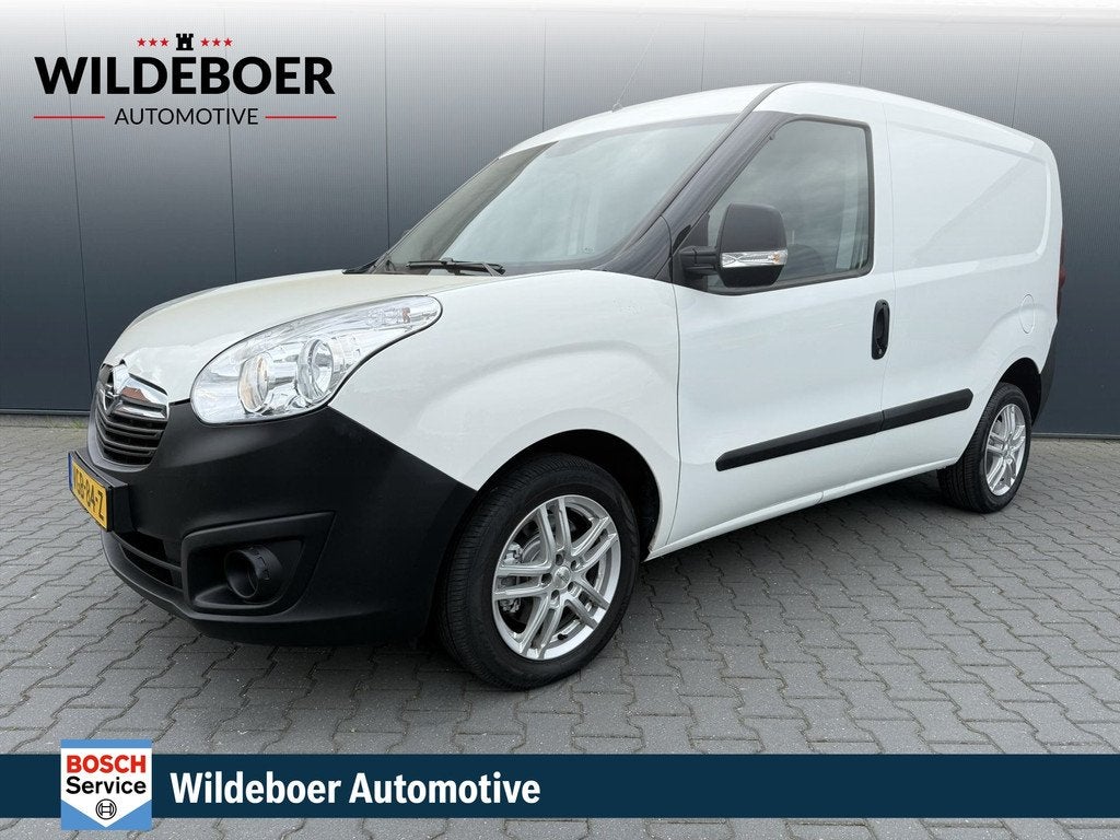 Opel Combo 1.4 95 PK Benzine LMV + ELEK RAMEN + SCHUIFDEUR +, Euro 5, Stof, Gebruikt, Zwart