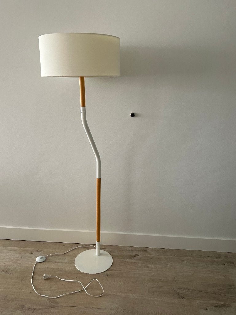 Design schemerlamp, Ophalen, Gebruikt, 100 tot 150 cm, Hout