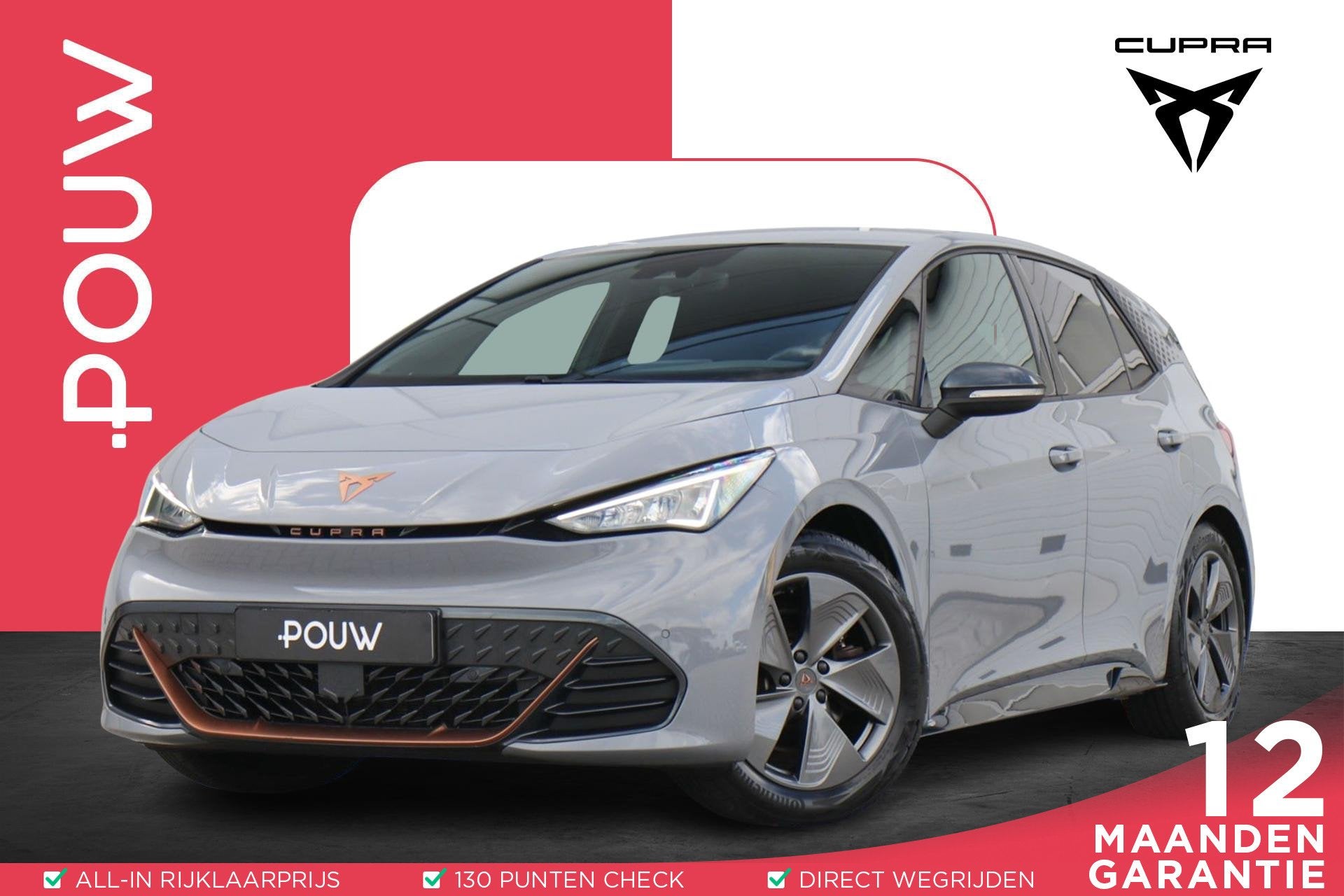 CUPRA Born 204pk Essential 62 kWh | SoH 95% | Full Link | Pa, Auto's, Automaat, 12 maanden, Gebruikt, Zwart