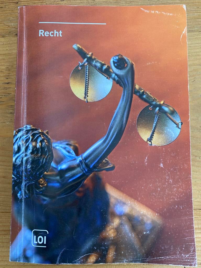 Recht Studieboek LOI, Boeken, Studieboeken en Cursussen, Gelezen, Overige niveaus, Gamma, Verzenden