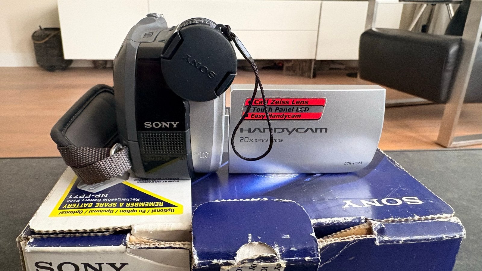 Sony Handycam DCR-HC23E - Digitale videocamera, Audio, Tv en Foto, Videocamera's Digitaal, Mini dv, Gebruikt, Ophalen of Verzenden