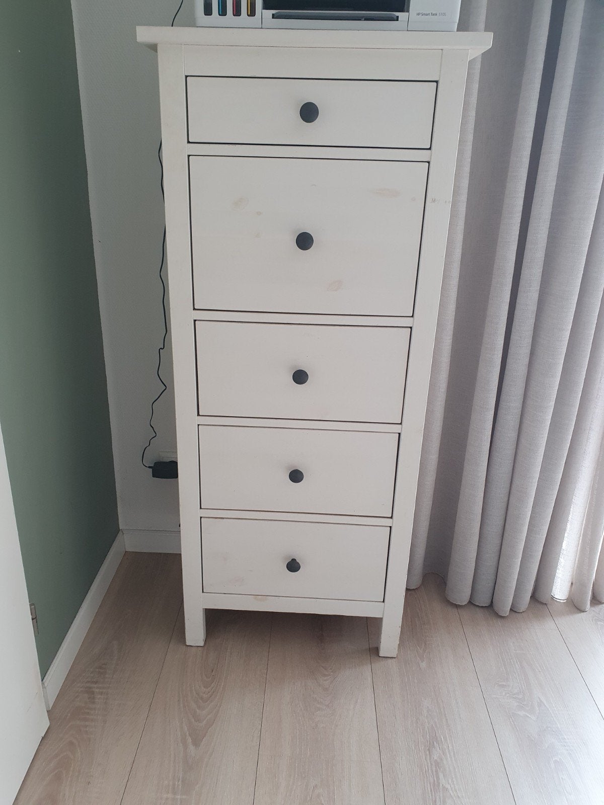 Ikea Hemnes ladekast, Ophalen, 5 laden of meer, 100 tot 150 cm, 50 tot 100 cm