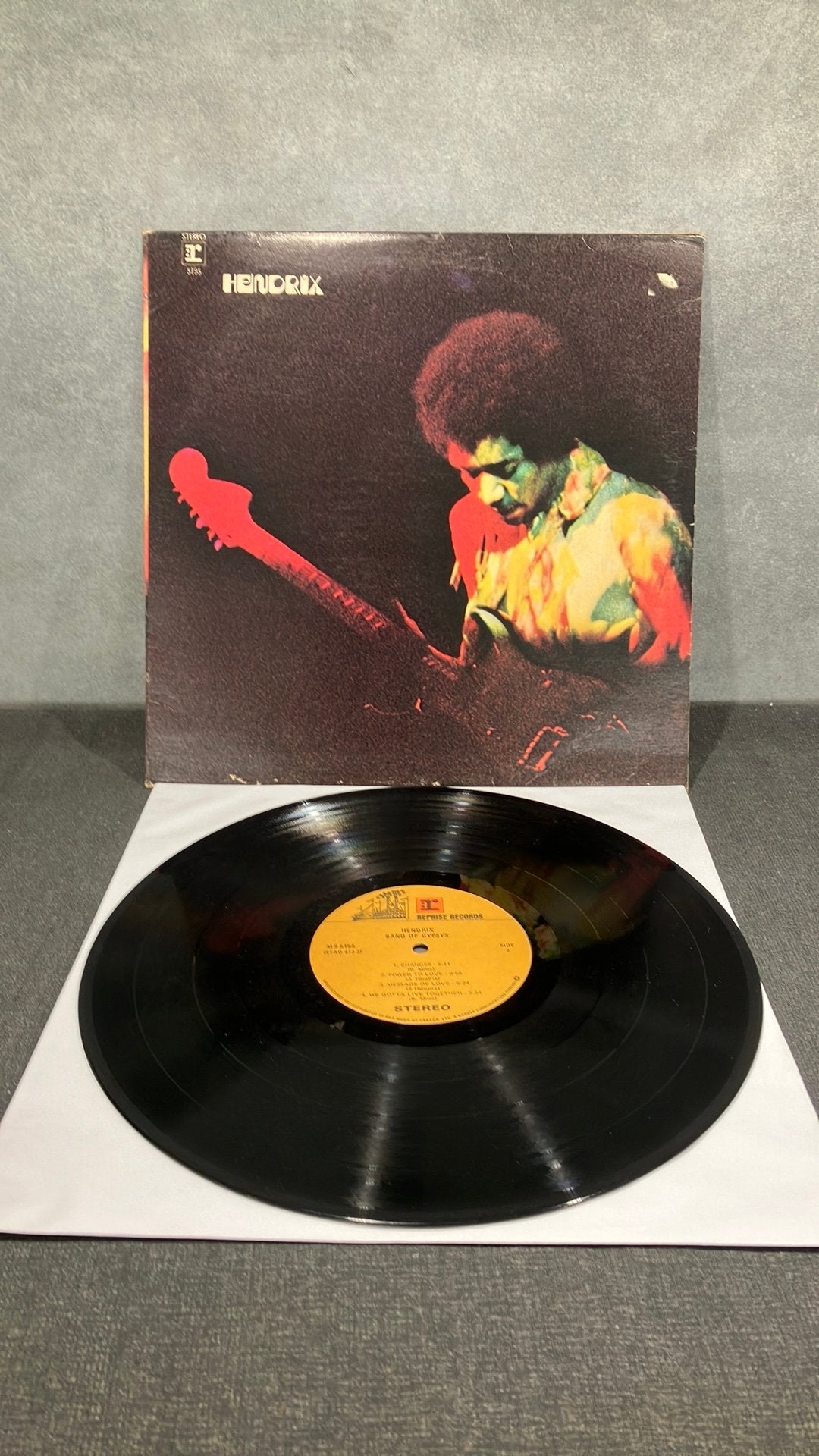 Jimi Hendrix— Band of Gypsys, LP, Beschermende buitenhoes, Ophalen of Verzenden, Zo goed als nieuw
