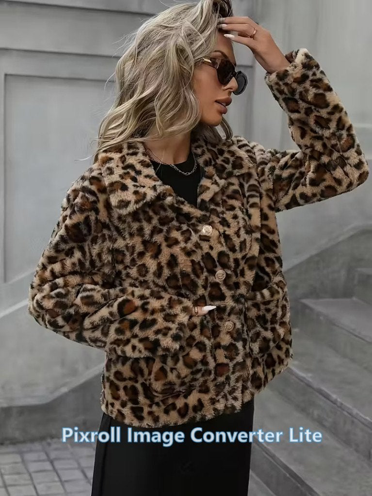 Dames Casual Luipaard print Jas, maat XXL, bontjasje, Kleding | Dames, Ophalen of Verzenden, Nieuw, Maat 46/48 (XL) of groter
