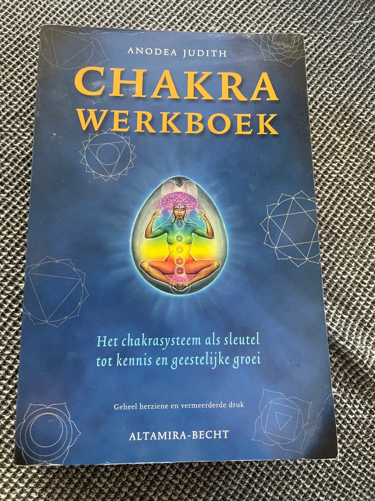 Chakra Werkboek - Anodea Judith, Boeken, Ophalen of Verzenden, Zo goed als nieuw, Spiritualiteit algemeen, Instructieboek
