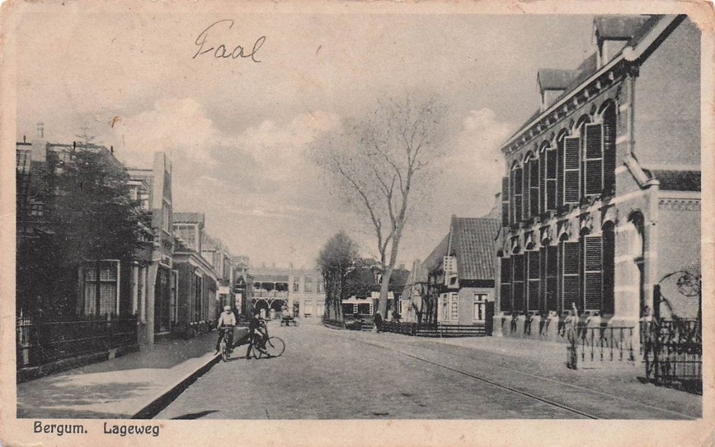 703-135-021 Bergum Lageweg, Verzenden, Voor 1920, Friesland