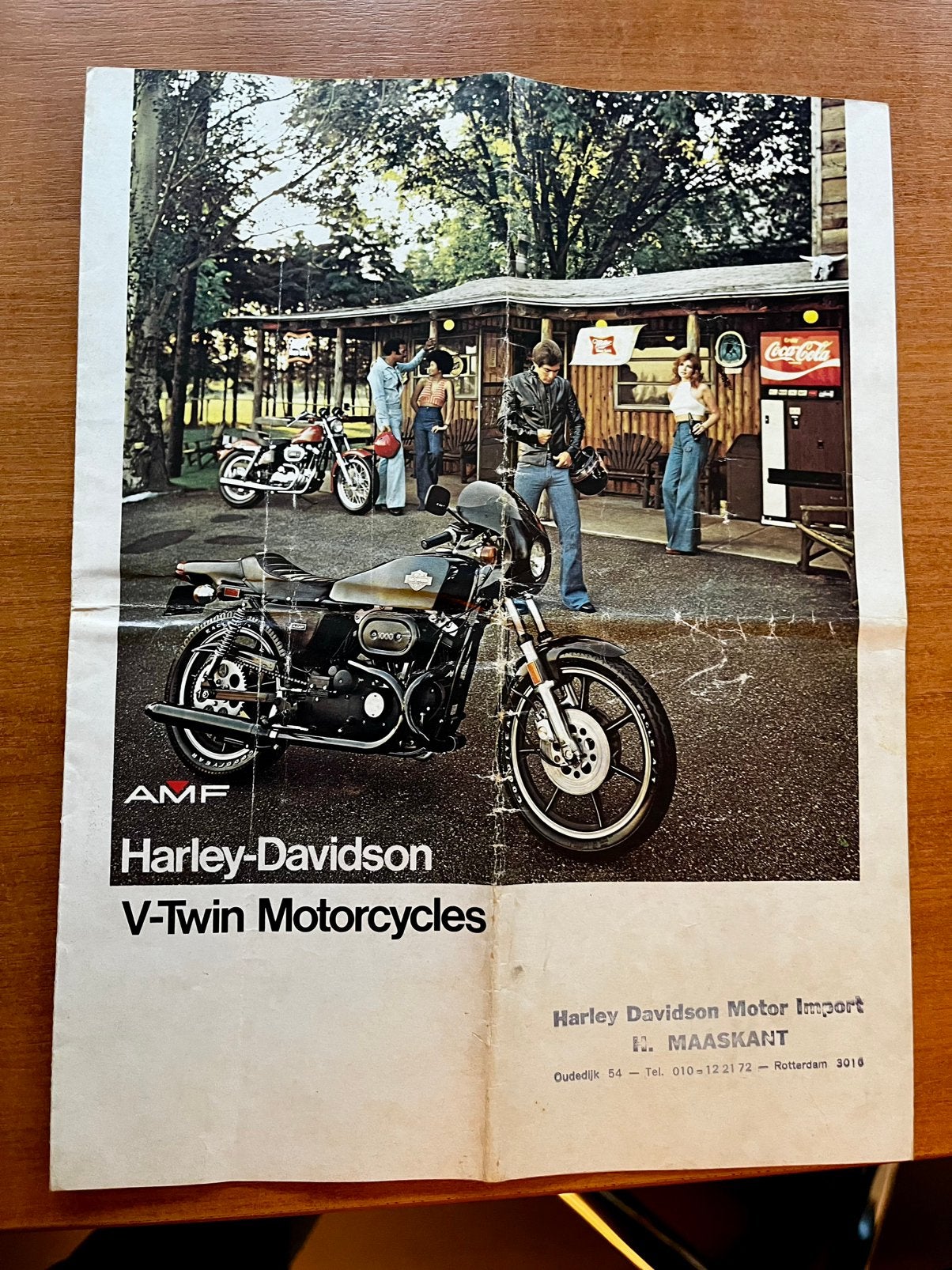 Harley Davidson folder, Motoren, Ophalen of Verzenden, Harley-Davidson of Buell
