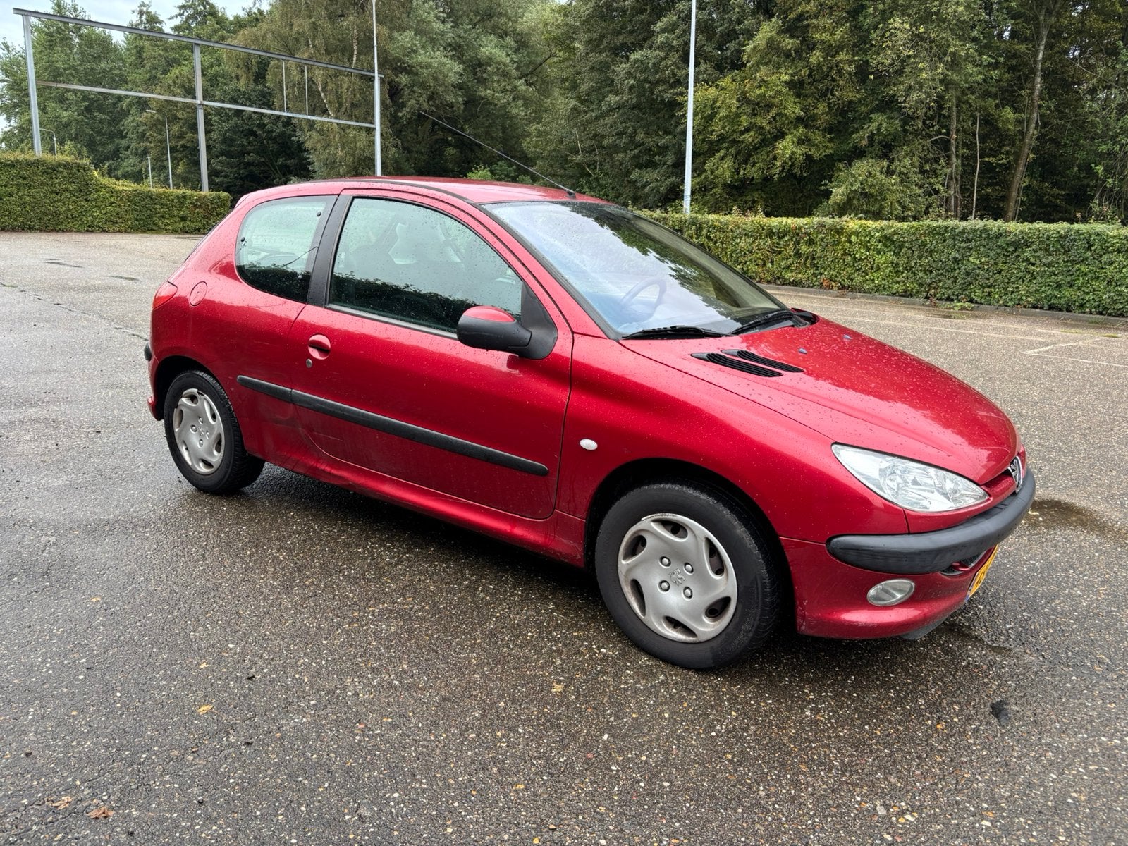 Peugeot 206 1.6 16V XT 3D AUT 2003 Rood, 1025 kg, 40 €/maand, 4 cilinders, 560 kg