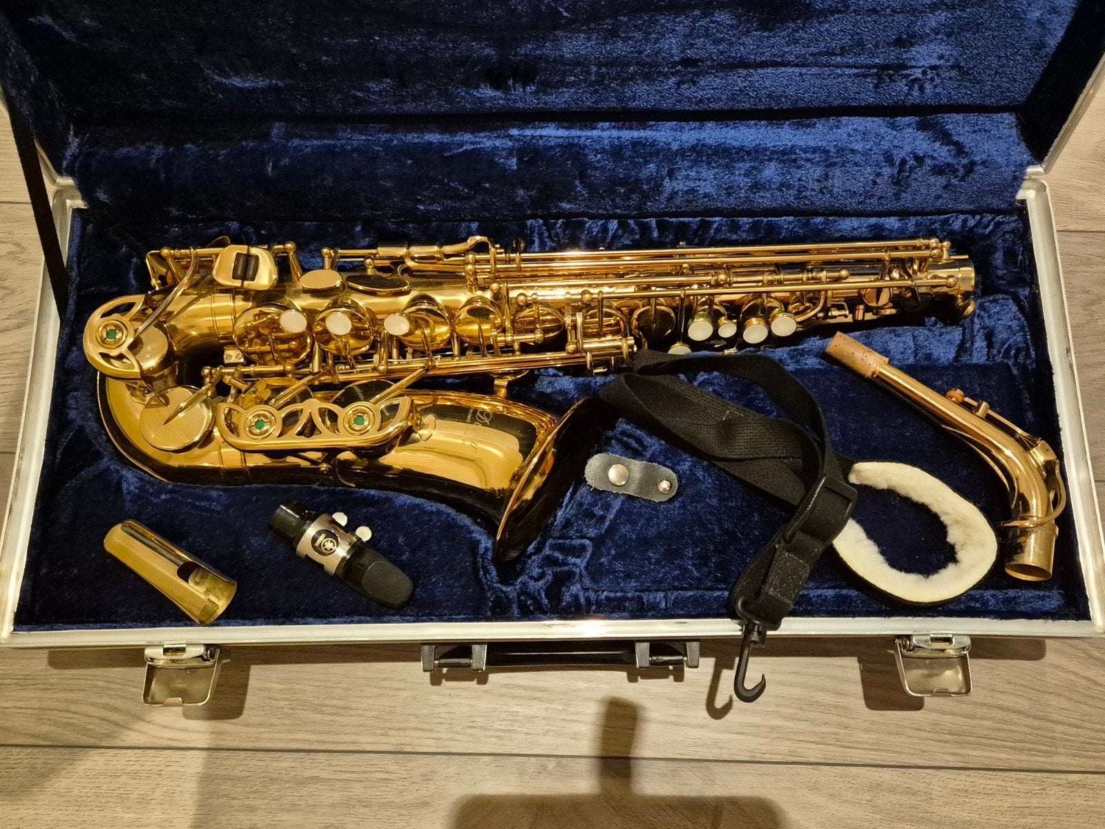 Nette alt saxofoon Dufour, Ophalen of Verzenden, Gebruikt, Alt, Met koffer