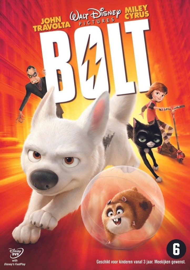 DVD BOLT JOHN TRAVOLTA MILEY WALT Disney Classic no. 52, Verzenden, Alle leeftijden, Zo goed als nieuw, Familie