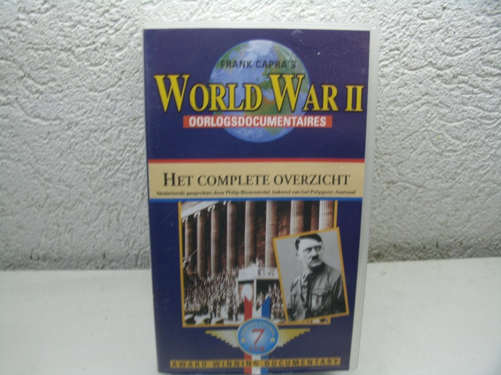 vhs 59b world war 11oorlog document 2 banden, Cd's en Dvd's, VHS | Film, Alle leeftijden, Ophalen of Verzenden, Zo goed als nieuw