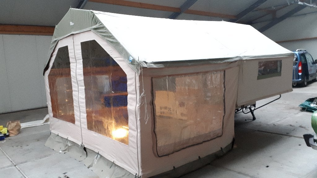 Wevo Klepper Piroschka 1971 classic vouwwagen 4 tot 6 prs, Ophalen, Gebruikt, Tot en met 6