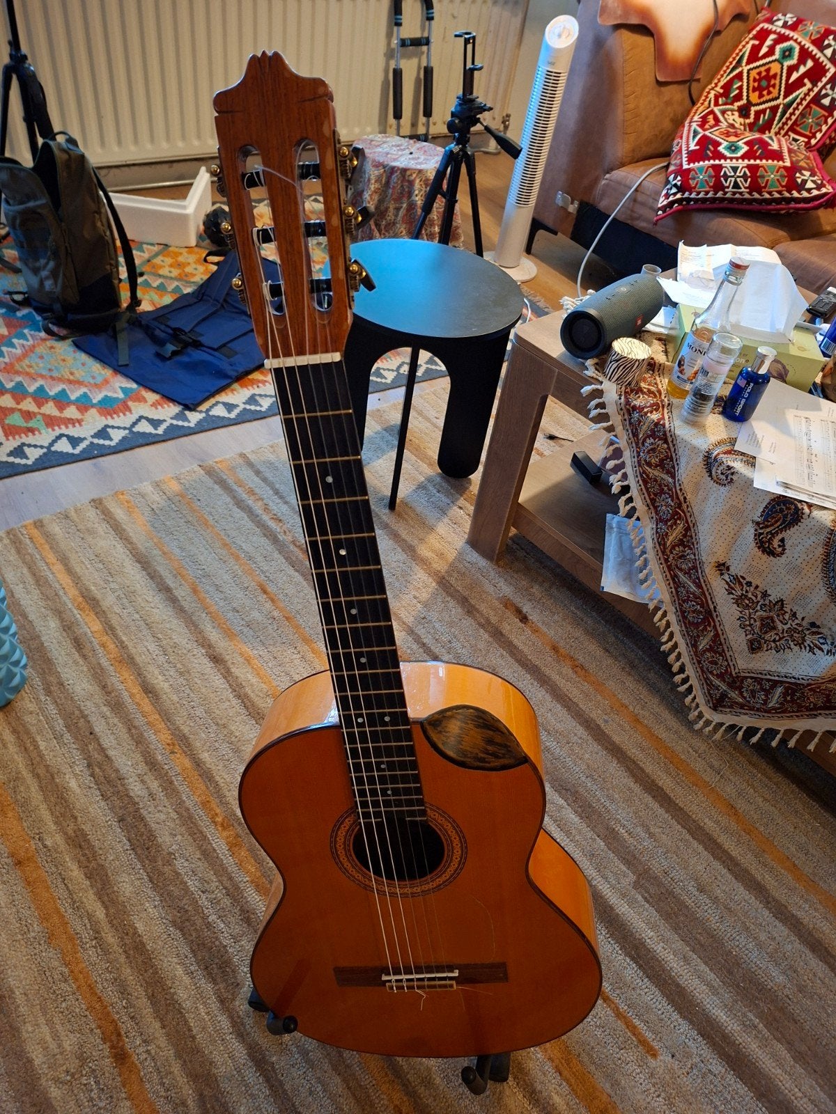 Alhambra flamenco 7fs in perfecte staat, Muziek en Instrumenten, Ophalen, Zo goed als nieuw, Klassieke of Spaanse gitaar