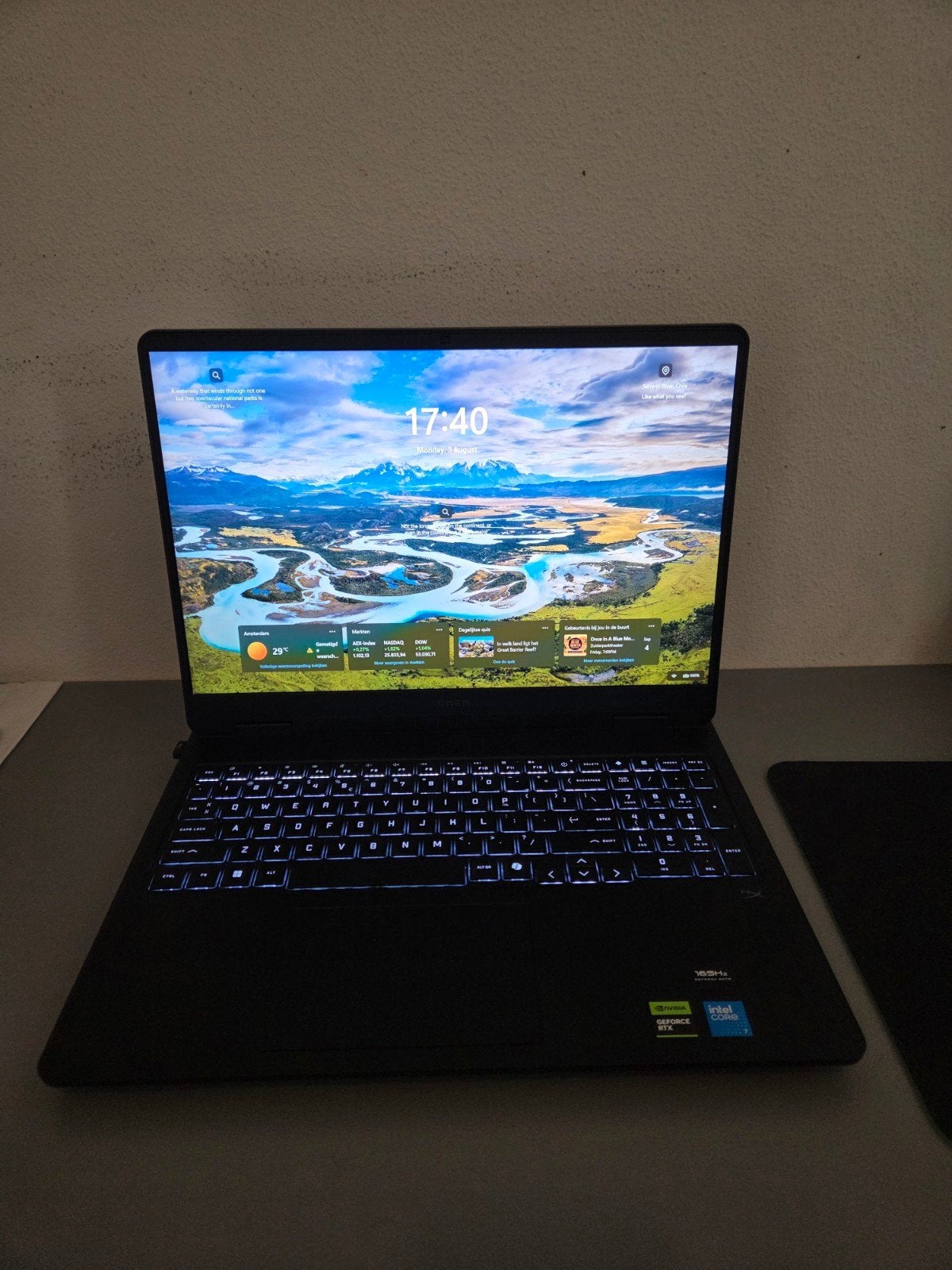 hp omen 16 gaming laptop rtx 5060, Ophalen, Intel core 7 240h, Met videokaart, Qwerty