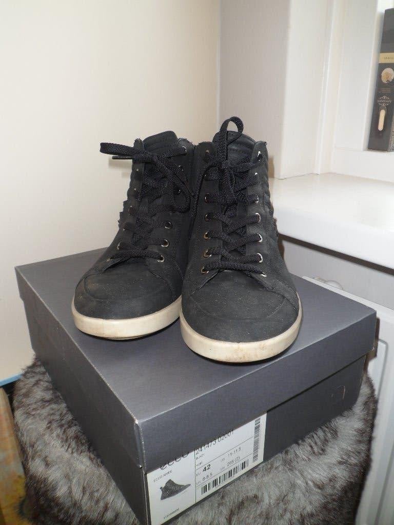 Mooie Ecco's boots, enkellaarsjes mt 42-42.5, Ecco, Zwart, Lage of Enkellaarzen, Ophalen of Verzenden