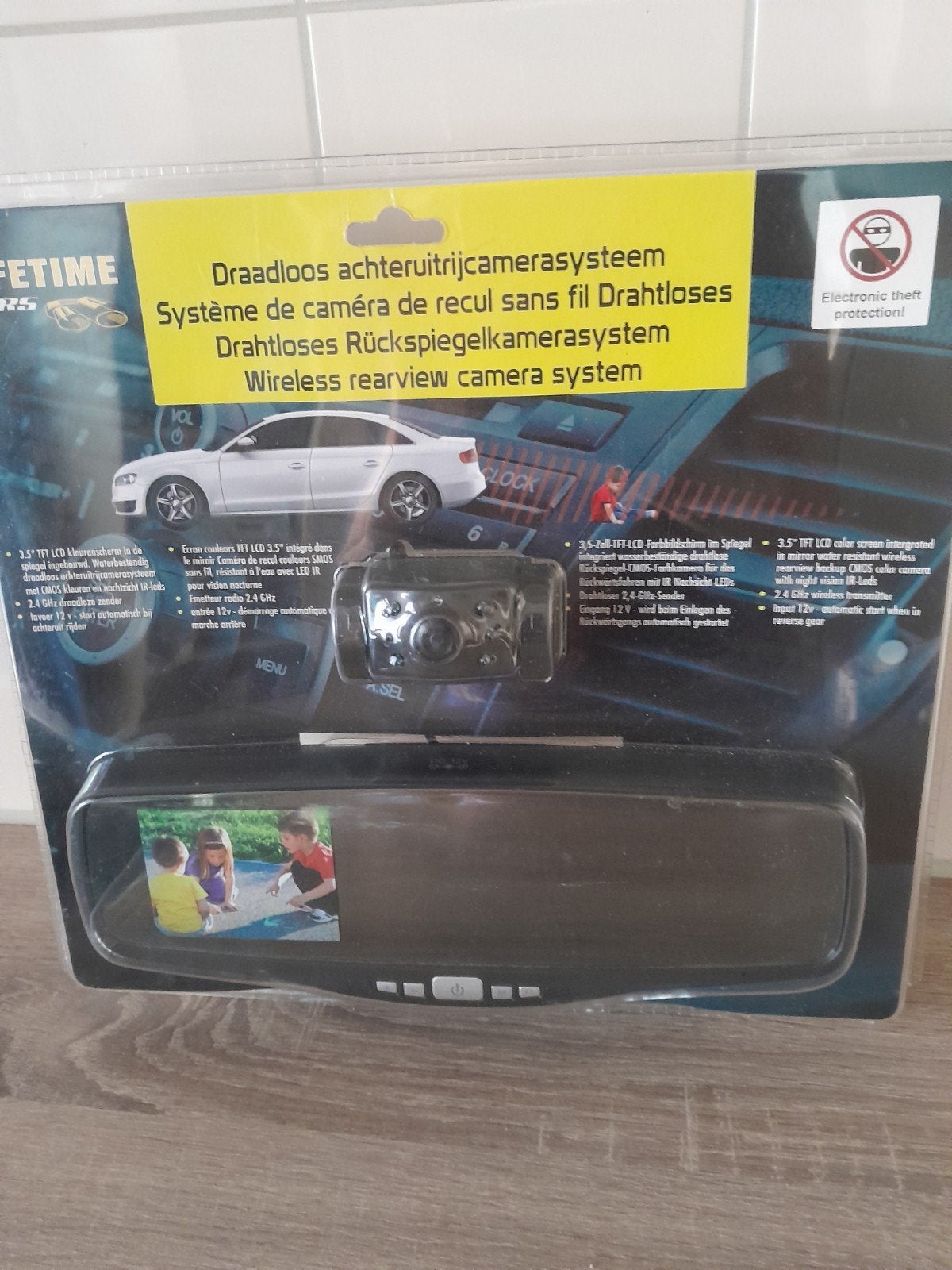 Draadloos Lifetime achteruitrij camera systeem, Auto diversen, Ophalen of Verzenden, Nieuw