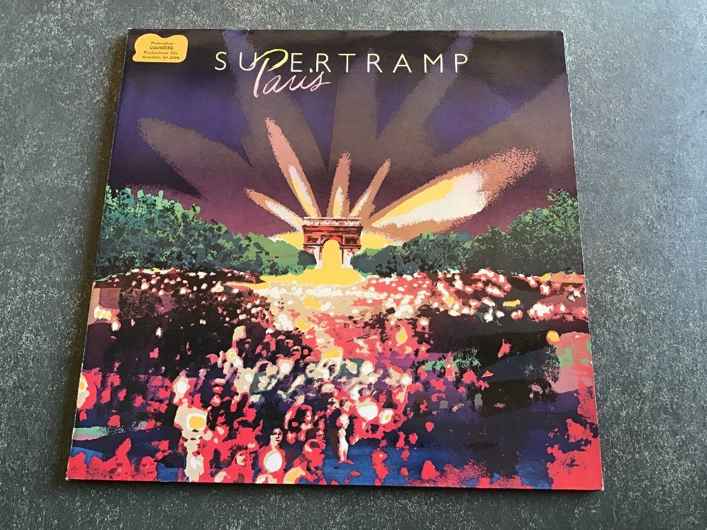 Supertramp - Paris - Vinyl dubbel lp, LP, Gebruikt, Pop, Inclusief binnenhoes