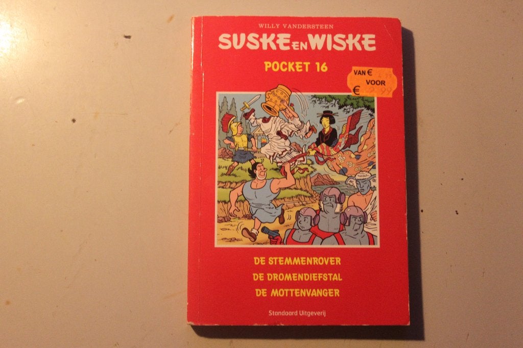 702f - boek - suske en wiske - pocket 16, Boeken, Eén stripboek, Ophalen of Verzenden, Gelezen