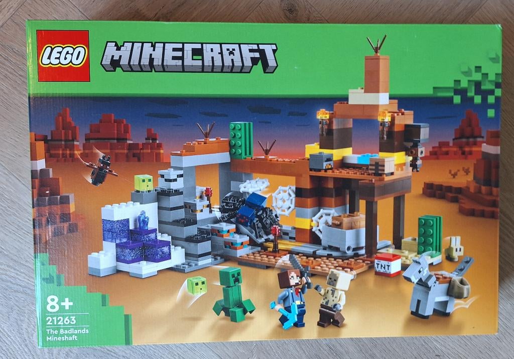 LEGO Minecraft de woestenijmijnschacht 21263 >>NIEUW<<, Ophalen of Verzenden, Nieuw, Complete set, Lego